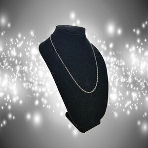 24" Metal Chain Necklace